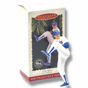 Hallmark Keepsake Nolan Ryan 1996 MLB Texas Rangers #34 Collector Figure + Card